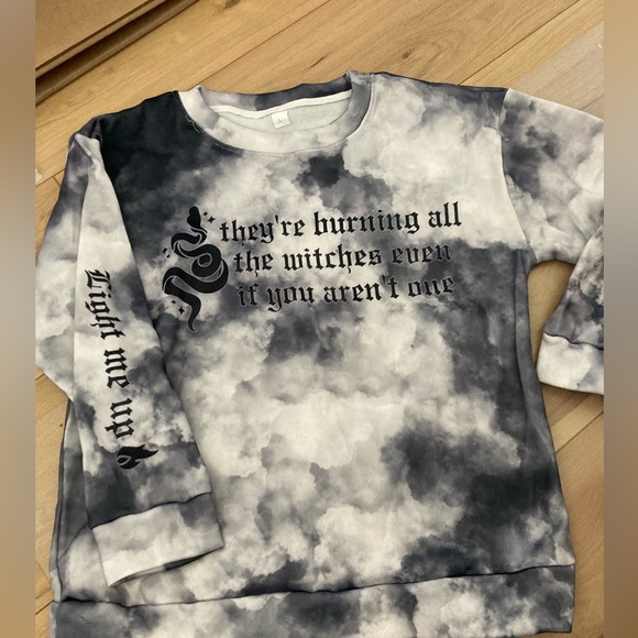 Tops - I Did Something Bad/They’re Burning All The Witches Sweater TS Lyrics Eras